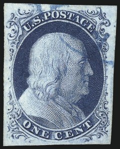 Sale 1040, Lot 1187, 1c-12c 1851-56 Issue (Scott 5A-17)