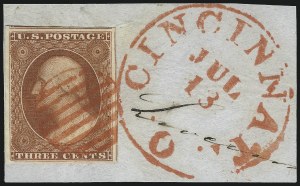 Sale 1040, Lot 1190, 1c-12c 1851-56 Issue (Scott 5A-17)