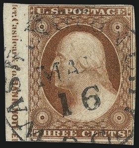 Sale 1040, Lot 1191, 1c-12c 1851-56 Issue (Scott 5A-17)