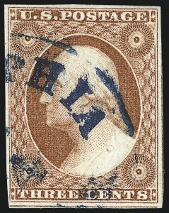 Sale 1040, Lot 1197, 1c-12c 1851-56 Issue (Scott 5A-17)