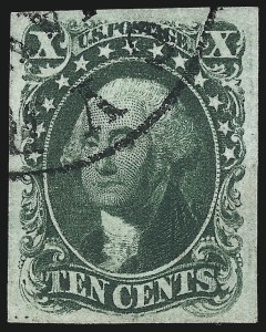 Sale 1040, Lot 1202, 1c-12c 1851-56 Issue (Scott 5A-17)