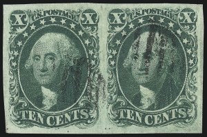 Sale 1040, Lot 1203, 1c-12c 1851-56 Issue (Scott 5A-17)