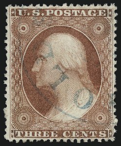 Sale 1040, Lot 1233, 1c-3c 1857-60 Issue (Scott 18-26A)