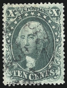 Sale 1040, Lot 1249, 5c-10c 1857-60 Issue (Scott 27-35)