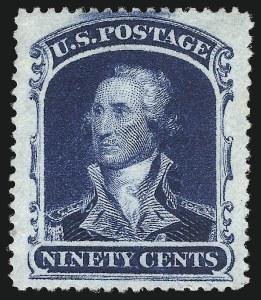 Sale Number 1040, Lot Number 1271, 12c-90c 1857-60 Issue (Scott 36B-39)