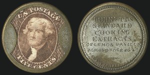 Sale 1040, Lot 1307, 1861-66 Issue and Encased Postage (Scott 56-78)