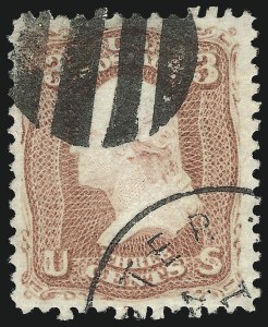 Sale 1040, Lot 1315, 1867-68 Grilled Issue (Scott 83-101)
