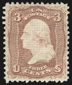 Sale 1040, Lot 1327, 1867-68 Grilled Issue (Scott 83-101)