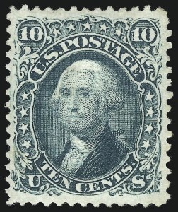 Sale 1040, Lot 1329, 1867-68 Grilled Issue (Scott 83-101)