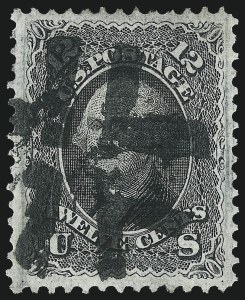 Sale 1040, Lot 1340, 1867-68 Grilled Issue (Scott 83-101)