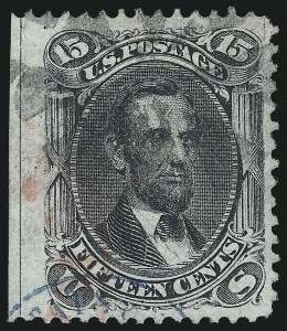 Sale 1040, Lot 1342, 1867-68 Grilled Issue (Scott 83-101)