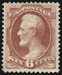 Sale 1040, Lot 1408, 1870-71 Bank Note Issue (Scott 134-154), 6c Carmine (148) Sale 1040, Lot 1408, 1870-71 Bank Note Issue (Scott 134-154)