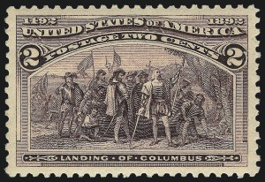 Sale Number 1040, Lot Number 1476, 1893 Columbian Issue, 1c thru 50c, Singles (Scott 230-240) Sale Number 1040, Lot Number 1476, 1893 Columbian Issue, 1c thru 50c, Singles (Scott 230-240)