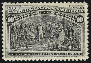 Sale 1040, Lot 1486, 1893 Columbian Issue, 1c thru 50c, Singles (Scott 230-240)