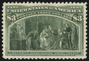 Sale Number 1040, Lot Number 1503, 1893 Columbian Issue, $1.00-$5.00, Singles (Scott 241-245) Sale Number 1040, Lot Number 1503, 1893 Columbian Issue, $1.00-$5.00, Singles (Scott 241-245)