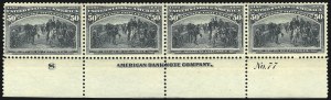 Sale 1040, Lot 1547, 1893 Columbian Issue, Multiples, cont. incl. Panes & Sheets (Scott 230-245)