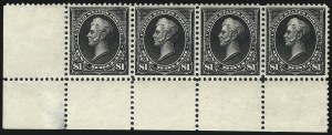 Sale 1040, Lot 1584, 1894-95 Bureau Issues (Scott 246-278)