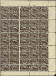 Sale 1040, Lot 1618, 1898 Trans-Mississippi Issue, Multiples (Scott 285-293)