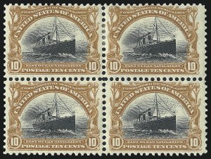 Sale 1040, Lot 1620, 1901 Pan-American Issue incl. Multiples (Scott 294-299)