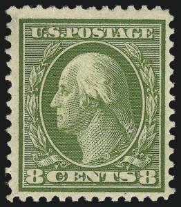 Sale 1040, Lot 1736, 1909 Bluish Paper Issue (Scott 357-366)