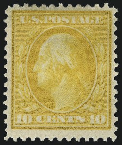 Sale 1040, Lot 1737, 1909 Bluish Paper Issue (Scott 357-366)