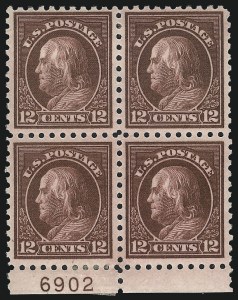 Sale 1040, Lot 1809, 1912-15 Issues (Scott 405-440)