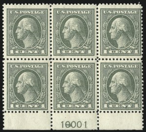 Sale 1040, Lot 1940, 1918-22 Issues (Scott 525-547a), 1c Gray Green (536) Sale 1040, Lot 1940, 1918-22 Issues (Scott 525-547a)