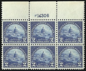 Sale 1040, Lot 1977, 1922-25 Issues (Scott 551-573), $2.00 Deep Blue (572) Sale 1040, Lot 1977, 1922-25 Issues (Scott 551-573)
