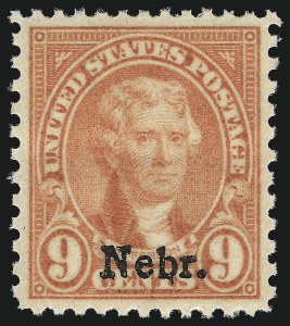Sale Number 1040, Lot Number 2030, 1923-33 Issues (Scott 577-734a) Sale Number 1040, Lot Number 2030, 1923-33 Issues (Scott 577-734a)