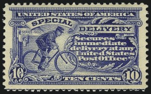 Sale Number 1040, Lot Number 2104, Special Delivery (Scott E1-E20, F1) Sale Number 1040, Lot Number 2104, Special Delivery (Scott E1-E20, F1)