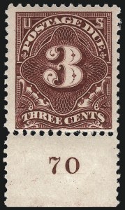 Sale 1040, Lot 2127, Postage Due (Scott J2-J96a)