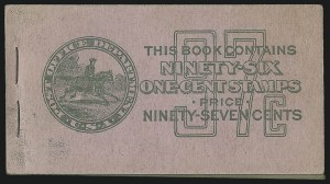 Sale 1040, Lot 2204, Booklet Panes and Complete Booklets