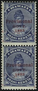 Sale 1040, Lot 2307, Hawaii, 1860 thru Back-of-Book