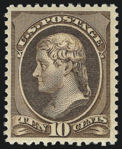 Sale 1044, Lot 168, 1879-88 Bank Note Issues (Scott 182-218)