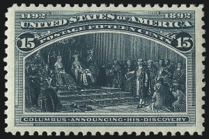 Sale Number 1044, Lot Number 190, 1890-93 Issue and Columbian Issue (Scott 219-245) Sale Number 1044, Lot Number 190, 1890-93 Issue and Columbian Issue (Scott 219-245)