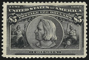 Sale 1044, Lot 197, 1890-93 Issue and Columbian Issue (Scott 219-245)