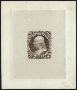 Sale 1044, Lot 25, Essays and Proofs (1861 Issue)