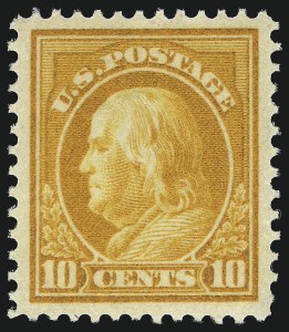 Sale 1044, Lot 269, 1912-22 Washington-Franklins and Later Issues (Scott 415-634A)