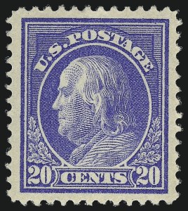 Sale 1044, Lot 271, 1912-22 Washington-Franklins and Later Issues (Scott 415-634A)