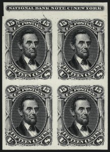 Sale 1044, Lot 44, Essays and Proofs (1861 Issue)