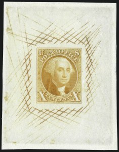 Sale 1044, Lot 9, Essays and Proofs (1847 thru 1857 Issues)