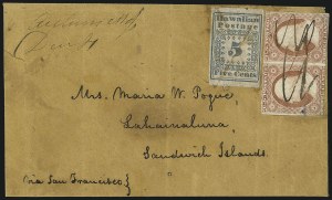 Sale 1045, Lot 12, Hawaii Missionary Covers