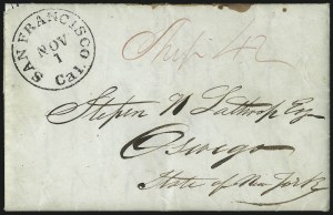 Sale 1045, Lot 2, Pre-Postal Period