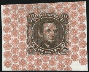 Sale 1048, Lot 160, Essays and Proofs: 1869 Pictorial Issue Safety Paper Essays, Cont.