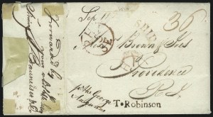 Sale 1048, Lot 195, Stampless Covers