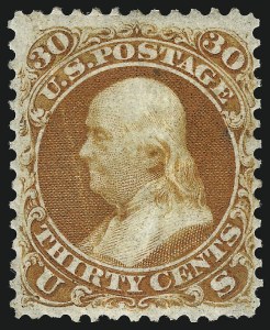 Sale 1048, Lot 261, 1861-66 Issue, 1867-68 Grilled Issue, 1875 Re-Issue