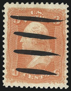 Sale 1048, Lot 268, 1861-66 Issue, 1867-68 Grilled Issue, 1875 Re-Issue