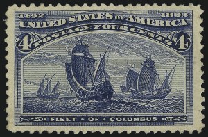 Sale 1048, Lot 312, 1893 Columbian Issue