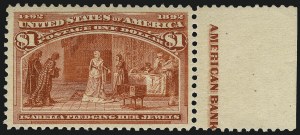 Sale 1048, Lot 314, 1893 Columbian Issue