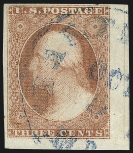 Sale 1050, Lot 104, 3c-12c 1851-56 Issue (Scott 10-17)